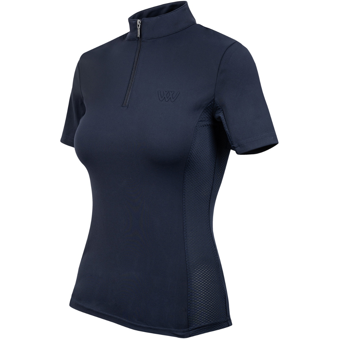 2025 Woof Wear Manches Courtes Tech Chemise D'équitation WA0033 - Navy